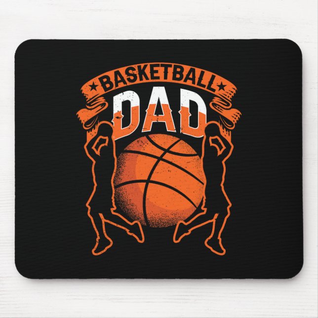 Basketball Dad Player Coach Match Team Father Dadd Mouse Mat (Front)