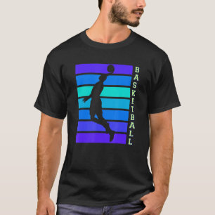 Basketball Dad Player Dunking Basketball Hoop Team T-Shirt