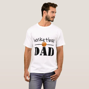 Basketball dad script typography ball sport T-Shirt