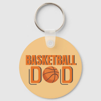 Basketball Dad Sports Fan Team Player Key Ring