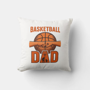 Basketball Dad Vintage Engraving Shirt Design_1 Cushion