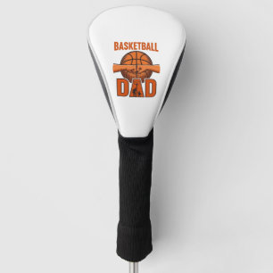 Basketball Dad Vintage Engraving Shirt Design_1 Golf Head Cover
