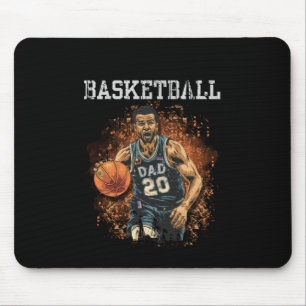 Basketball Dad Vintage Mouse Mat
