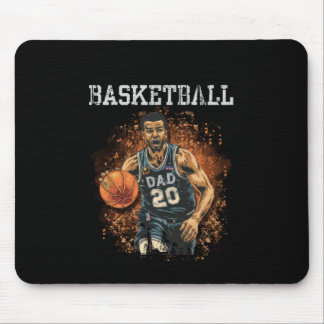 Basketball Dad Vintage Mouse Mat