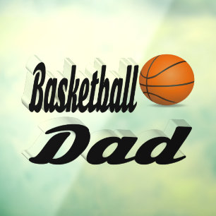 Basketball Dad  Window Cling