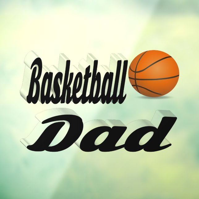 Basketball Dad  Window Cling (Sheet 3)