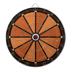 Basketball Dartboard Wall Art for Game Room Decor