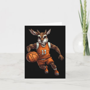Basketball Deer  Card