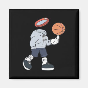 Basketball Design Basketball  Magnet