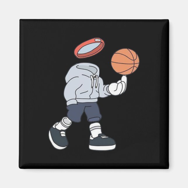 Basketball Design Basketball  Magnet (Front)