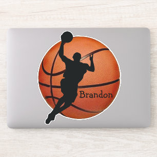 Basketball Design Contour Sticker