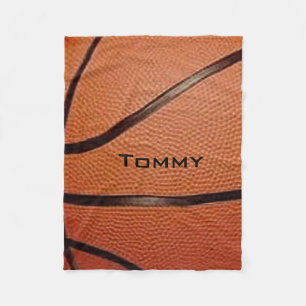 Basketball Design Fleece Blanket