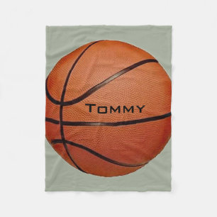 Basketball Design Fleece Blanket