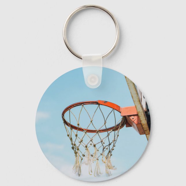 Basketball Design Key Ring (Front)