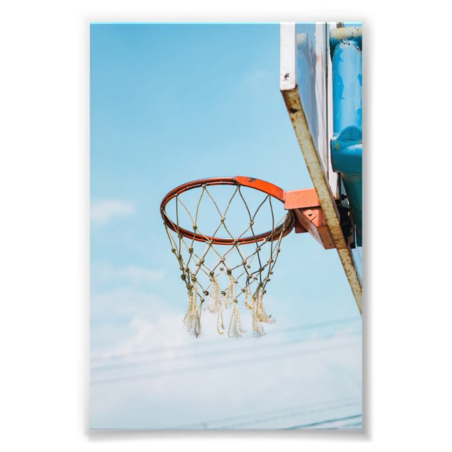 Basketball Design Photo Print (Front)
