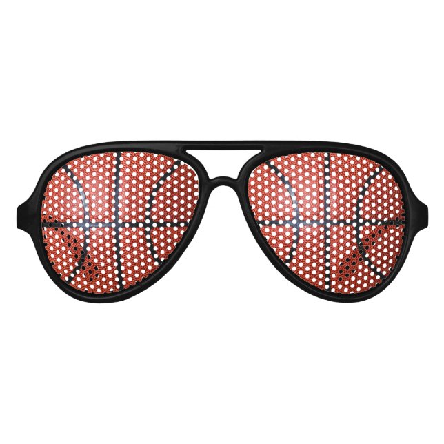 Basketball Design Photo Sunglasses Shades (Front)