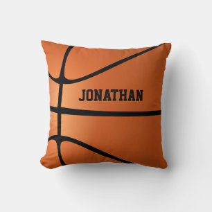 Basketball Design Throw Pillow