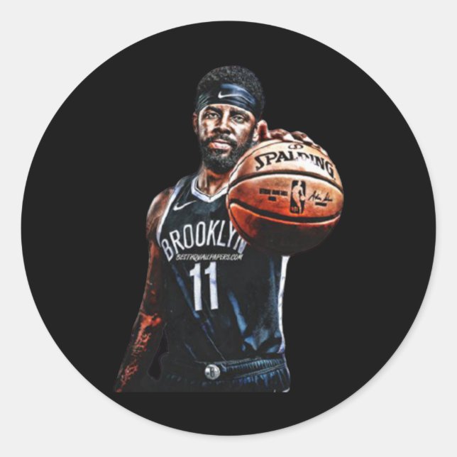 Basketball Designs  Classic Round Sticker (Front)