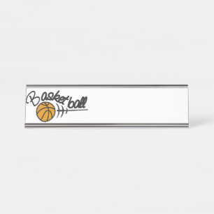 Basketball Desk Name Plate
