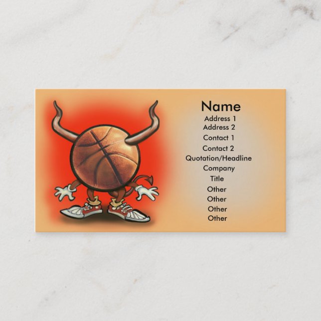 Basketball Devil Card (Front)