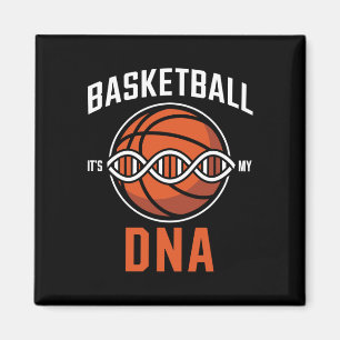 Basketball Dna - Pion Runs In My Blood Magnet
