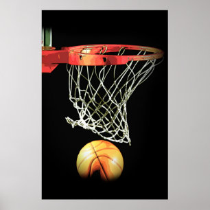 Basketball Door Poster Unique Modern Sport Artwork