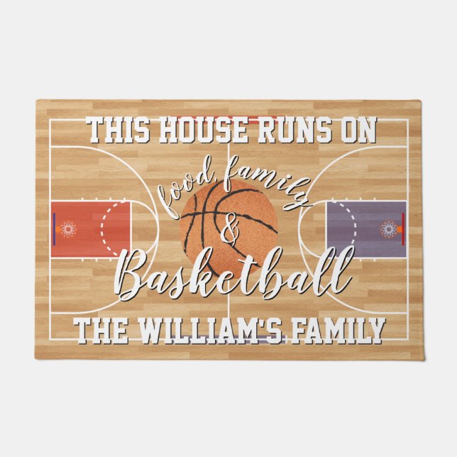 Basketball Doormat (Front)