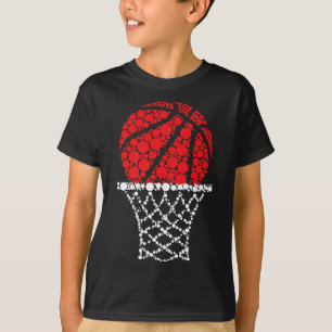 Basketball Dots Happy Dot Day For Kids Man Woman  T-Shirt