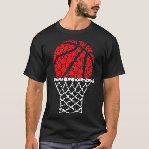 Basketball Dots Happy Dot Day For Kids Man Woman T-Shirt