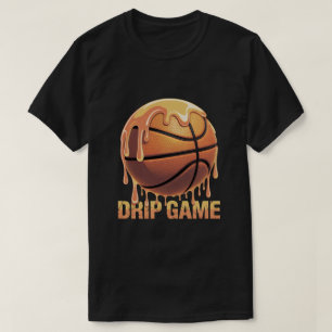Basketball Drip Shirt, Hooper Streetwear Tee, Melt T-Shirt