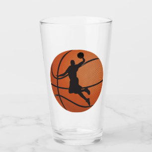 Basketball dunk glass