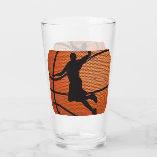 Basketball dunk glass