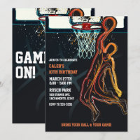 Basketball Dunk Jump Shot Birthday Party