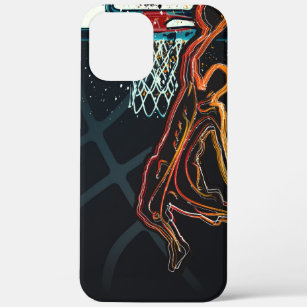 Basketball Dunk Jump Shot Modern Urban Cool iPhone 12 Pro Max Case