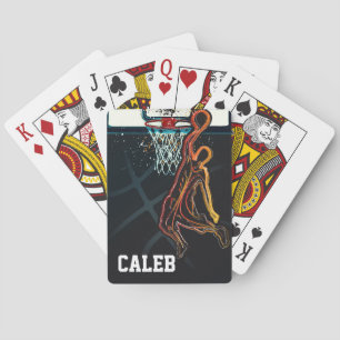 Basketball Dunk Jump Shot Modern Urban Cool Custom Playing Cards