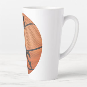 Basketball dunk latte mug