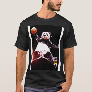 Basketball Dunk Panda T-Shirt