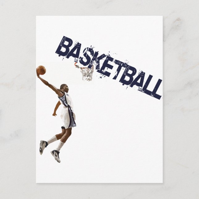 Basketball Dunk Postcard (Front)