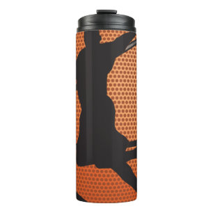 Basketball dunk thermal tumbler