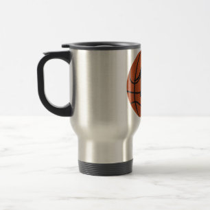 Basketball dunk travel mug