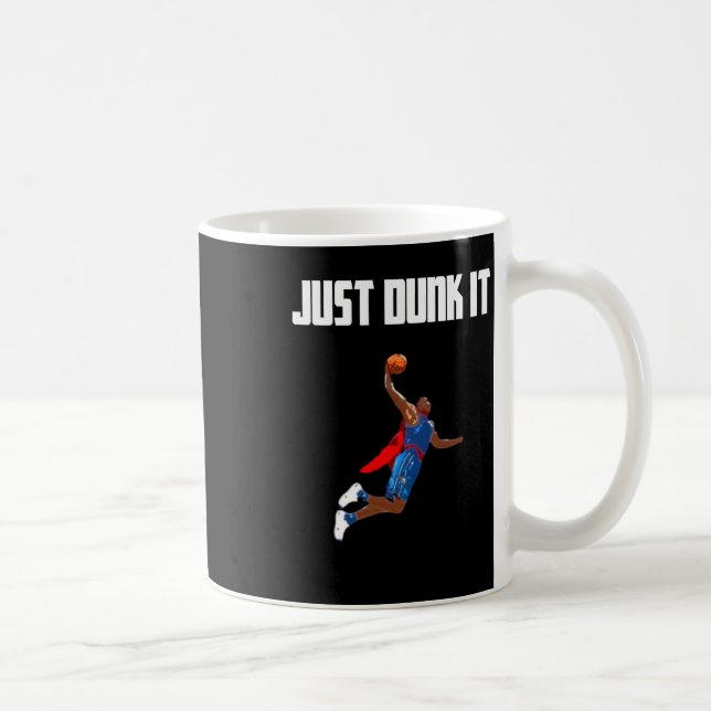 Basketball Dunking  Coffee Mug (Right)