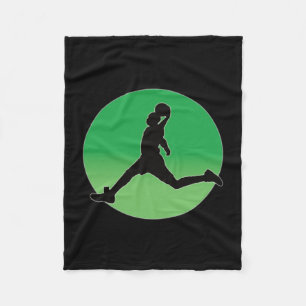 Basketball Dunking Design Hoop Dreams Fleece Blanket