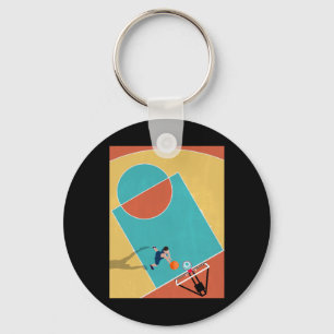 Basketball Dunks 1  Key Ring