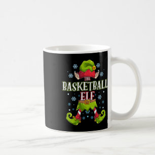 Basketball Elf Matching Family Group Christmas Par Coffee Mug