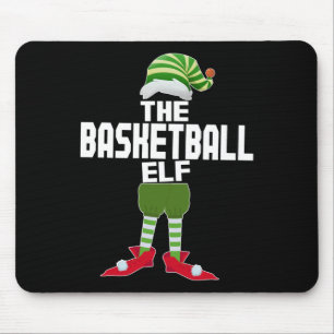 Basketball Elf Matching Family Group Christmas Par Mouse Mat