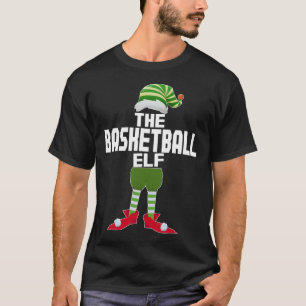 Basketball Elf Matching Family Group Christmas Par T-Shirt