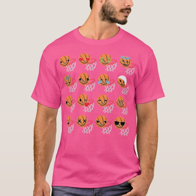 Basketball Emoji T-Shirt (Front)