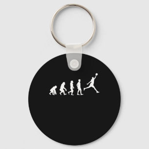 Basketball Evolution Champion Basketball Player Key Ring