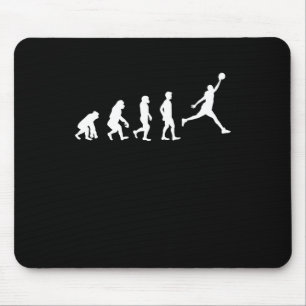 Basketball Evolution Champion Basketball Player Mouse Mat