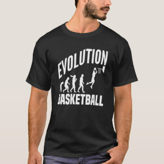 Basketball Evolution From Monkey To Men BBall Dunk T-Shirt
